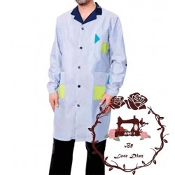 Patrón Bata Unisex - Escalado a 8 tallas - Desde la XS a la 4XL - PDF