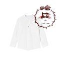 Patrón camisa de niño - Camisa ibicenca - Escalado a 7 tallas - 3 meses a 4 años - PDF - Modelo 2 - Cuello Mao