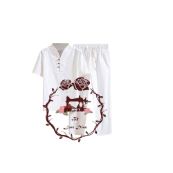 Patrón camisola y pantalón ibicencos para niño - Escalado a 7 tallas - 3 meses a 4 años - PDF - camiseta - camisa - Modelo 3