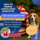 Casita para perros, estructura de madera con tela de toldo