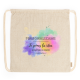 Mochila de Algodón Reciclado Personalizada – Jaspeada en Colores Pastel