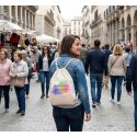 Mochila de Algodón Ecológico Personalizada – Color Crudo Natural