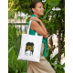 Tote Bag “Aura Solar” – Bolsa de tela girasoles minimalista