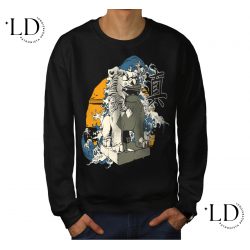 Patrón Sudadera Hombre Escalado a 6 tallas