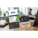 Pack 100 tarjetas de visita profesionales con diseño incluido