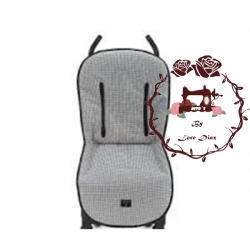 Patrón Colchoneta Universal Para Silla de paseo o Carrito- PDF - Modelo 2 PDF A3