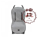 Patrón Colchoneta Universal Para Silla de paseo o Carrito- PDF - Modelo 2 PDF A3