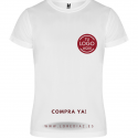 Camiseta Blanca Personalizada con Logo para Merchandising – Algodón 155 g desde 8€ - Minimo 20 unidades