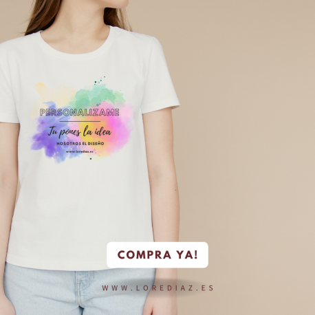 Camiseta algodón 155 g personalizada | Blanca o negra Desde 9€