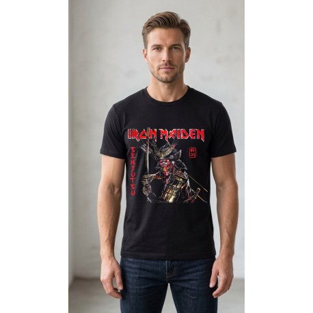 Camiseta Iron Maiden Samurai Eddie Unisex – Algodón 100%