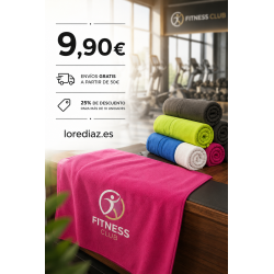 Toalla de Microfibra Multi-Deporte 120x70 Personalizable