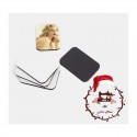 Bolas Personalizadas de Navidad Color Rojo 6 cm con Caja