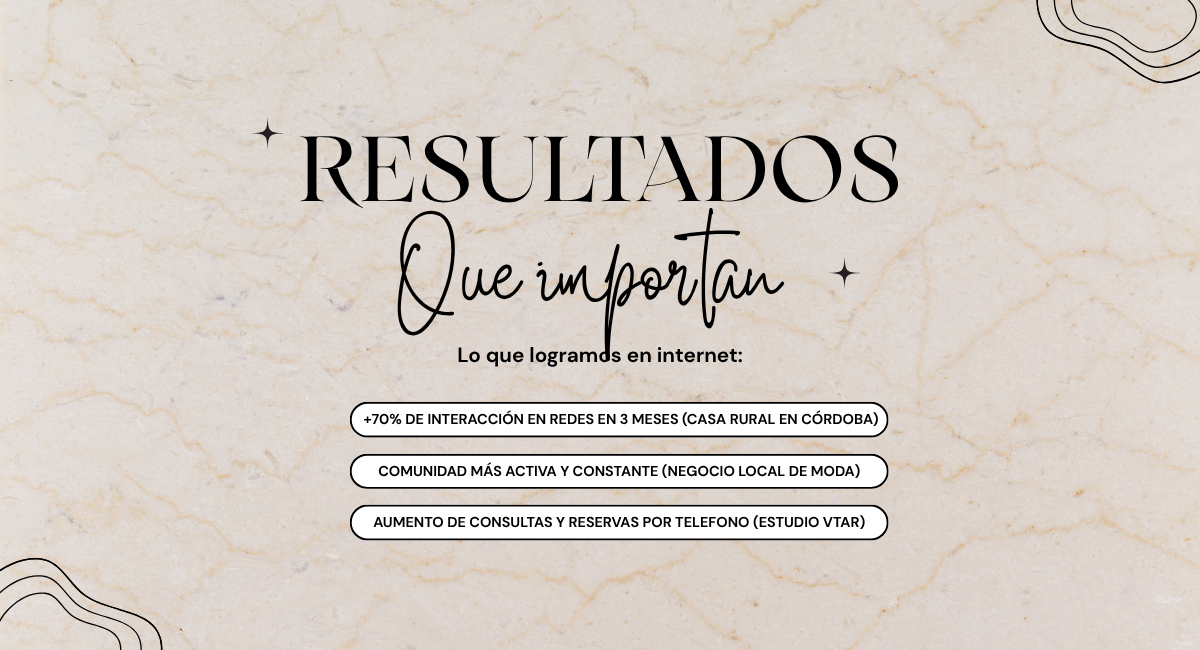 Resultados que importan